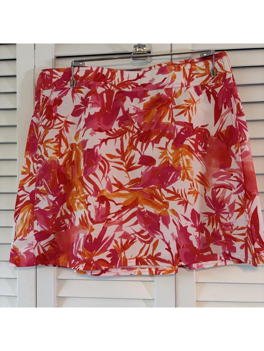 Rip Skirt Women's Orange and pink Floral